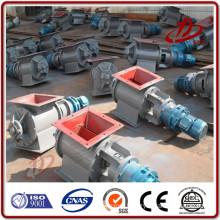 Bulk material bottom rotary discharge valve